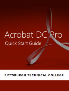Acrobat DC Pro Quick Start Guide for new users