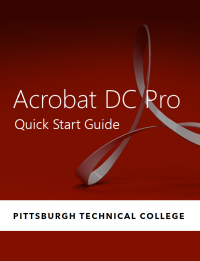 Acrobat DC Pro Quick Start Guide for new users